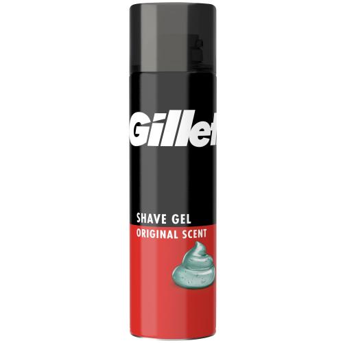 Gillette Classic Original Sent Shaving Gel Ξυρίσματος για Προστασία από τους Ερεθισμούς & τα Κοψίματα με Κλασσικό Άρωμα 200ml